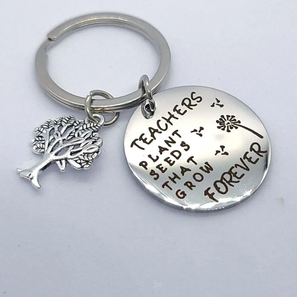 Teacher Keychain Keyring Gift Cute School Appreciation Key Chain